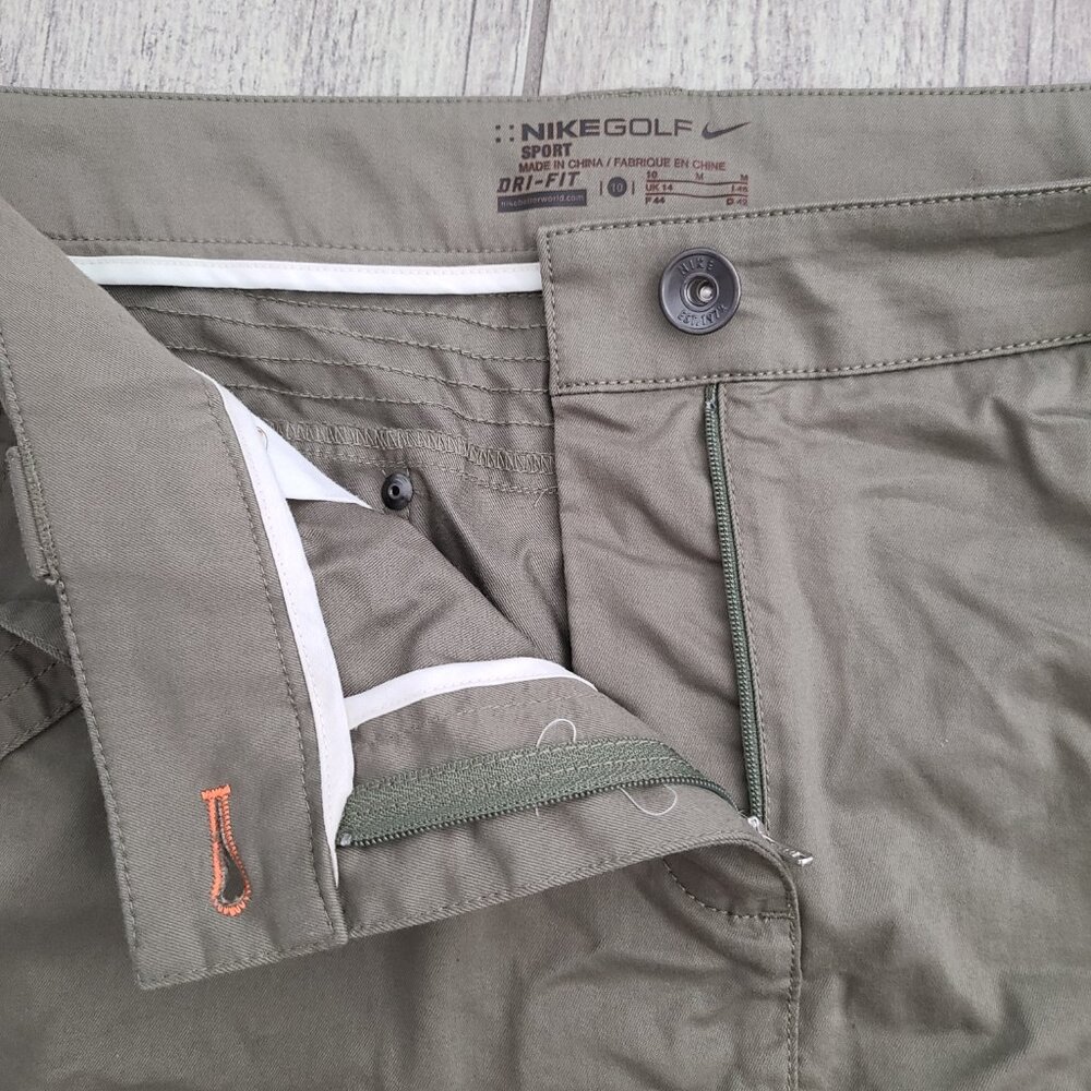 Nike Golf Sport Dri-Fit Olive Green Cargo Skirt Women's Size 10 - Picture 9 of 12